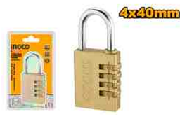 [DBCK0404] 4 Digit brass combination padlock