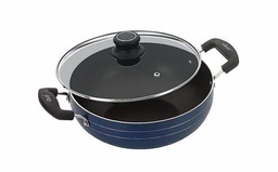 [VIKAS DEEP KADAI 280 MM GLASS LID] VIKAS DEEP KADAI 280 MM GLASS LID
