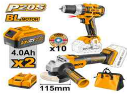 [CKLI6015] Lithium-ion cordless 2 pcs combo kit