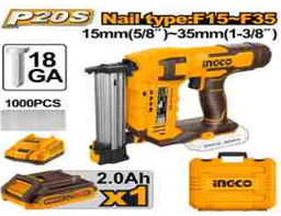 [CBNLI3508] Lithium-ion cordless brad nailer kit