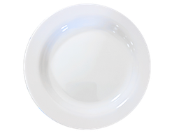 [VIKAS DEEP SNACK PLATE WHITE 8 INCH MELAMINE] VIKAS DEEP SNACK PLATE WHITE 8 INCH MELAMINE