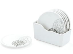 [VIKAS TEA COSTER ROUND FLOWER MELAMINE] VIKAS TEA COSTER ROUND FLOWER MELAMINE