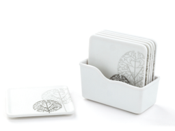 [VIKAS TEA COSTER SQUARE FLOWER MELAMINE] VIKAS TEA COSTER SQUARE FLOWER MELAMINE