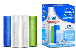 [Recharge pour filtre TANK POWER ECONOMY Boite de 4pcs traitement de 6 mois] Recharge pour TANK power Economy (Boite de 4pcs) traitement 6mois