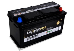[TD100L MF] Batterie sans entretien CHLORIDE GOLD ENGLAND 100Amp 12V ref:TD100L MF 23,55 Kg