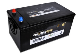 [N200 MF] Batterie sans entretien CHLORIDE GOLD ENGLAND 200Amp 12V ref:N200 MF 53,55 Kg