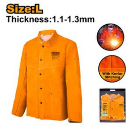 [HGV0303] Leather welding jacket