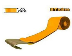 [HWSP0808] Winch strap with flat steel hook