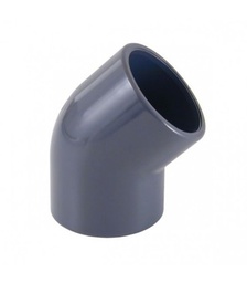 [45°ELBOW40] Coude PVC 45° FF H Pression Diam 40mm David = ELBOW (sachet de 20 pcs)