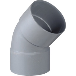 [RG410] Coude PVC 45° EVAC Diam 100mm David = Downpipe Elbow