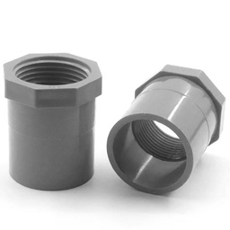 [FEMALE COUPLING25] RACCORD PVC TARAUDE FEMELLE H Pression Diam 25mm David = FEMALE COUPLING (sachet de 50pcs)