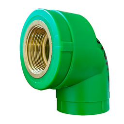 [L25*3/4F FEMALE ELBOW GREEN] COUDE TARAUDE FEMELLE PPR Diam 25mm 3/4*25mm David = PPR FEMALE ELBOW GREEN (Sachet de 70 pcs)