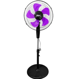 [USSF-730 Violet] Ventilateur Effeil 16" couleur Violet socle rond 5 pales