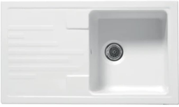 [G-T8650I03] EVIER GRANITE SIMPLE BAC MEERA Réf: G-T8650I03 Couleur IVORY WHITE