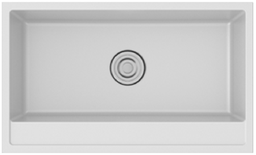 [G-T7646D03] EVIER GRANITE SIMPLE BAC MEERA Réf: G-T7646D03 Couleur IVORY WHITE