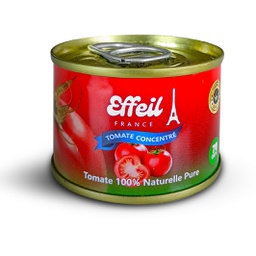 [Tomates concentré Effeil 70 GSM] Tomates concentré canette de 70 GSM/Net concentration 28-30% ouverture facile, carton de 50 cannettes Effeil