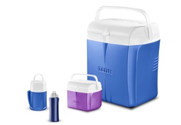 [GRT23L+5L+2,5L+1G] Glacière Rectangle TANK 23L + Glacière rectangle TANK 5L + Glacière ronde 2,5L + 1 Gourde(TANK &amp; ICE BOX) Série de 4pcs