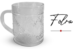 [FOLRA MUG] Tea Mug: Folra set de 3pcs , ctn de 16 sets