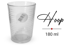 [WX18906] Verre à boire transparent HOPE 180Ml ref: WX18906 set de 6pcs , ctn de 12 sets
