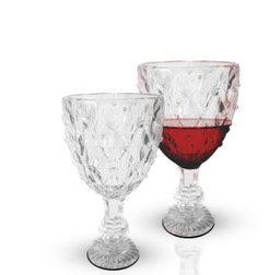 [Tiffany glass gold 220ml] Tiffany drinking glass coffret de 06pcs/ctn de 04 coffrets/capacité de 220ml - RAAD GLASS EGYPTE