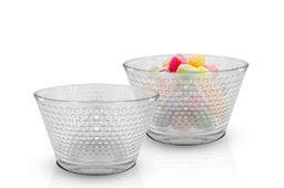 [Rock Elite glass bowl 200ml] Rock Bowl coffret de 06pcs/ctn de 08 coffrets/capacité de 200ml - RAAD GLASS EGYPTE
