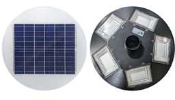 [LANTERNE LED RONDE PALSTIQUE ET ALU,  AVEC 5 TETE] LANTERNE LED RONDE PALSTIQUE ET ALU,  AVEC 5 TETE