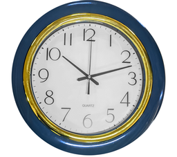 [MONTRE MURALE RONDE REF FJ3072-2 diametre 25cm material : ABS PLASTIQUE] MONTRE MURALE RONDE REF FJ3072-2 diametre 25cm material : ABS PLASTIQUE