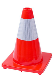 [CONE DE SIGNALISATION ROUTIER FLUO DE 45 CM] CONE DE SIGNALISATION ROUTIER FLUO DE 45 CM