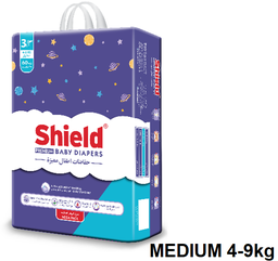 [DIAPERS SHIELD Premium Medium 4-9kg ctn de 4pqts] DIAPERS SHIELD Premium Medium 4-9kg ctn de 4pqts