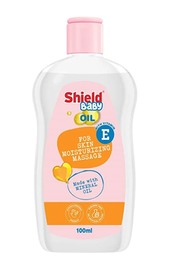 [TOILETRIES SHIELD Baby Oil 100ml ctn de 48pcs] TOILETRIES SHIELD Baby Oil 100ml ctn de 48pcs