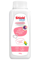 [TOILETRIES SHIELD Baby Powder 100g ctn de 24pcs] TOILETRIES SHIELD Baby Powder 100g ctn de 24pcs