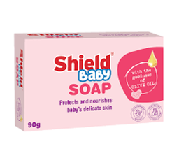 [TOILETRIES SHIELD Baby Soap 90g ctn de 72pcs] TOILETRIES SHIELD Baby Soap 90g ctn de 72pcs