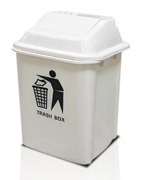 [XDL-20A-1] Plastic trash box 20L ctn/12pcs ref: XDL-20A-1 avec couvercle