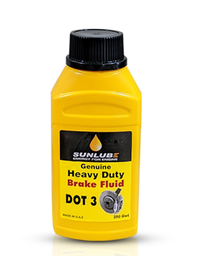 [LIQUIDE DOT3] Liquide de frein DOT3 Sunlube flacon de 250ml (ctn de 24 flacon)