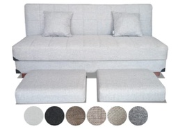 [BARATO GOLDBASE 154] Canapé-lit Sofabed ref:Barato - W:210cm - Depth:86cm - H:85cm ref:Goldbase 154 - marque:Eiffel - origine:Turquie