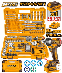 [HKTHP31521] Cordless Impact Wrench tools set (152 Pcs )