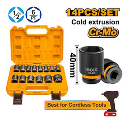 [HKISSD12141] 14 Pcs 1/2"DR Impact Socket Set