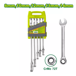 [DTSP4205] 5 Pcs ratchet spanner set - DYLLU