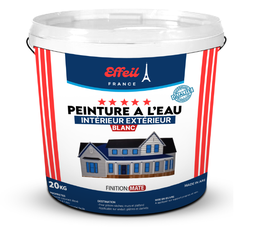 [Peinture à eau couleur blanc bidons de 20kg marque:Effeil] Peinture à eau couleur blanc bidons de 20kg marque:Effeil