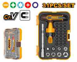 [HKSDB0318] 31 Pcs T-handle wrench screwdriver set