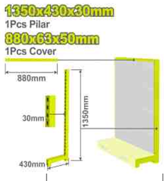 [DTPJ3F01] Top cover and pillar of short stand - DYLLU