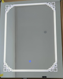 [190096-1] MIRROIR SALLE DE BAIN LED 1 COULEUR 60*80CM