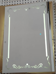 [L163] MIRROIR SALLE DE BAIN LED 1 COULEUR L1.20x80CM REF: L163