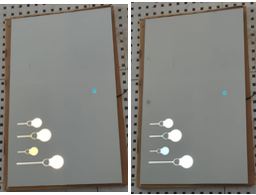 [L132] MIRROIR SALLE DE BAIN LED 1 COULEUR 100 x 60CM