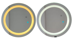 [LED10] MIRROIR ROND POUR SALLE DE BAIN LED 1 COULEUR DIAM 60CM REF: LED10