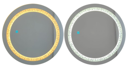 [XM-057] MIRROIR ROND POUR SALLE DE BAIN LED 1 COULEUR DIAM 60CM REF: XM-057