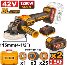 [CAGLI4128112] Cordless angle grinder